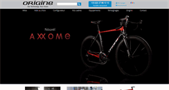 Desktop Screenshot of origine-cycles.com